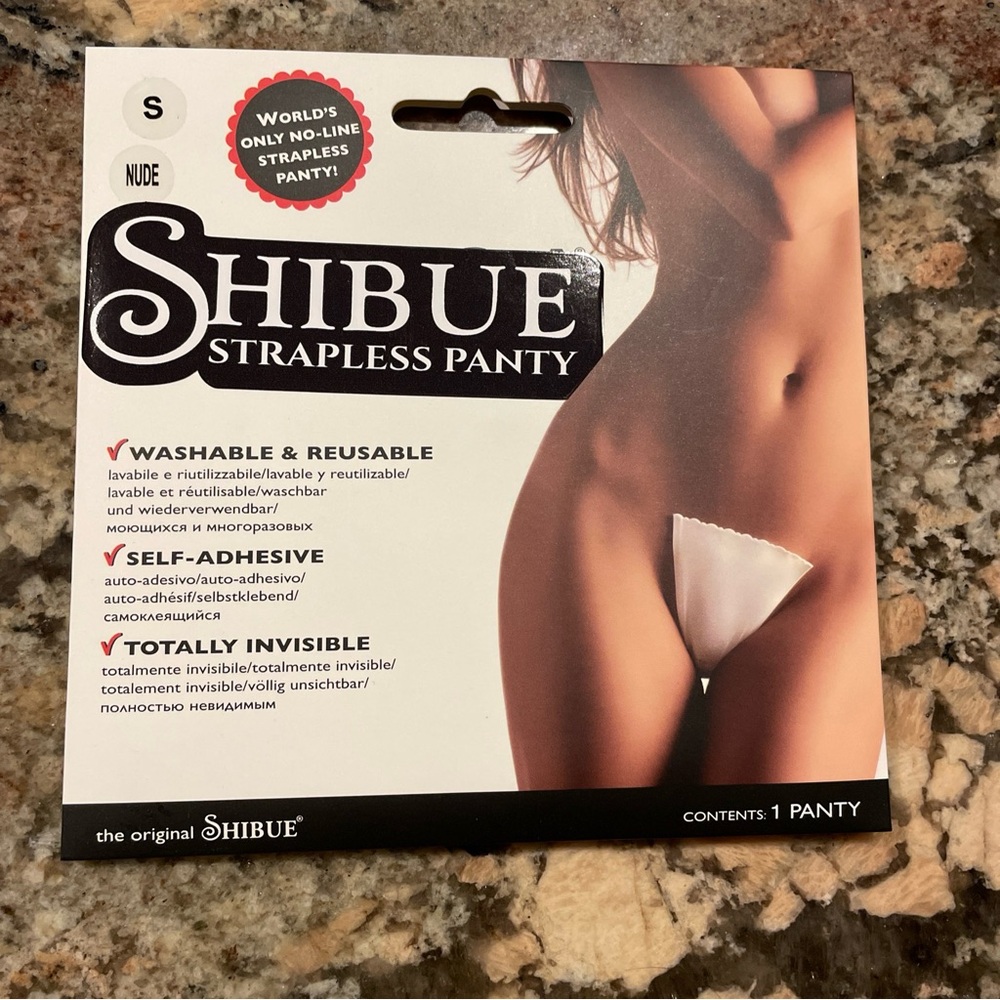 SHIBUE Strapless Panty Size Small Nude. New.